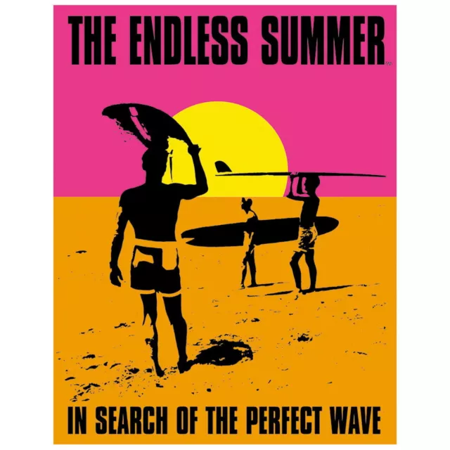 90175 The Endless Summer Perfect Wave Wall Art Sign Wall Print Poster UK