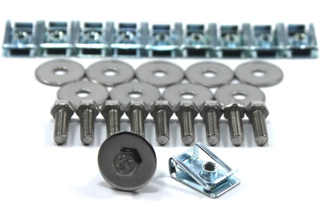 Clip Paraurti Kimiss 20 Pezzi | Compatibili Con Nissan Qashqai, X-Trail, Micra, Juke E Altri Modelli - Foto 12