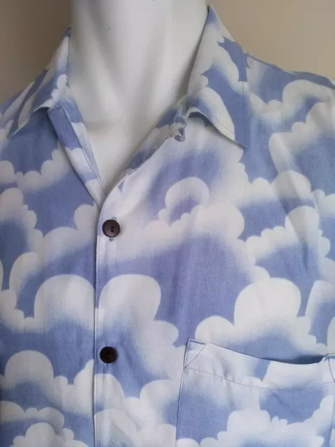 SUNDRENCHED mens size Medium shirt Hawaiian beach pool party retro 2