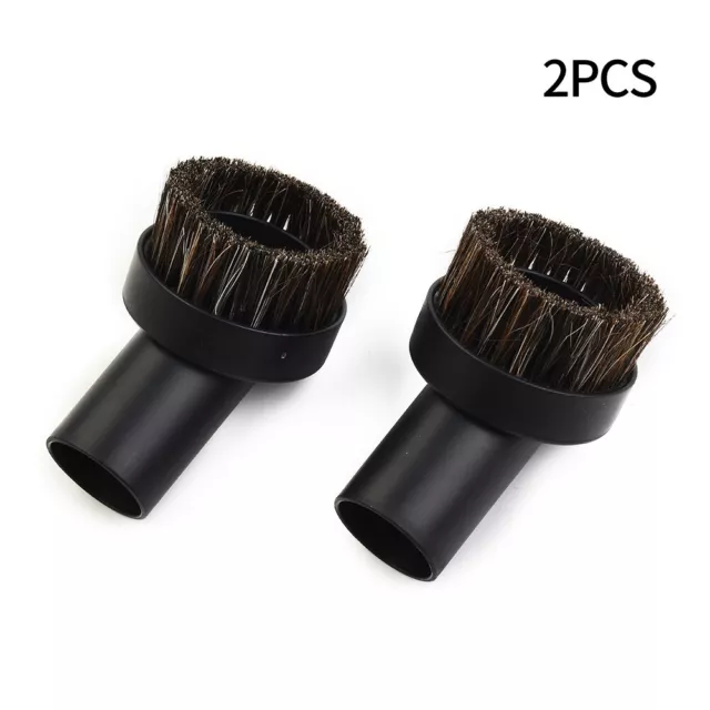 Durable and Practical 2x Round Horse Hair Brush Set for Harry Vacuum Cleaner 2