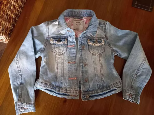 Girls Denim Jacket from Next Size 5-6 Years in excellent Condition