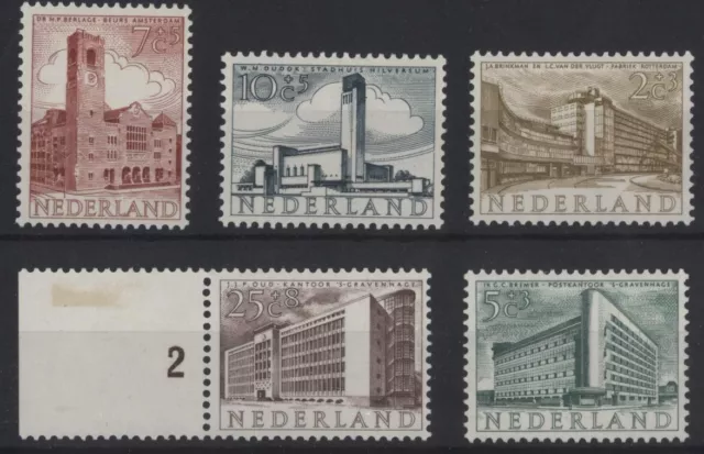 Netherlands 1955 Cultural & Social Relief Fund - Buildings set of 5, mint hinged