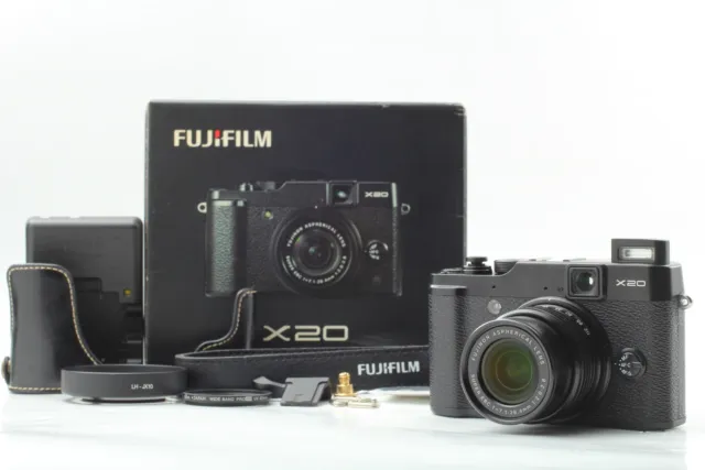 [Near MINT+ in Box] Fujifilm X Series X20 12.0MP Digital Camera Black From JAPAN