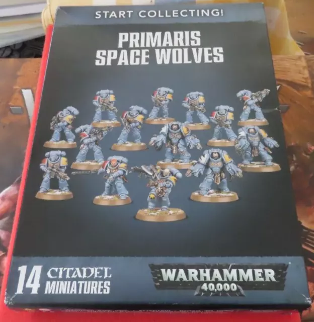 Games Workshop Warhammer 40k Start Collecting! Primaris Space Wolves OOP GW Army