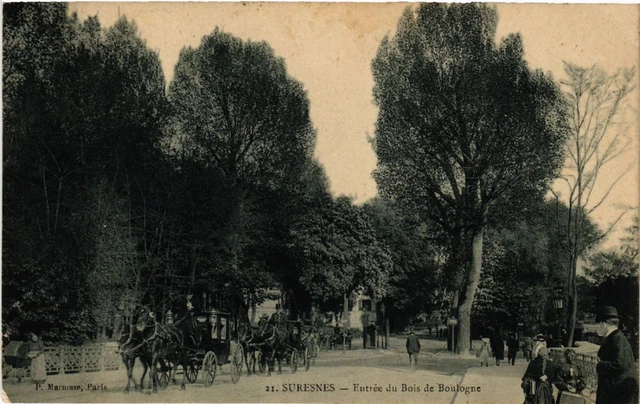 CPA SURESNES - Entrée du BOIS de BOULOGNE (581617)