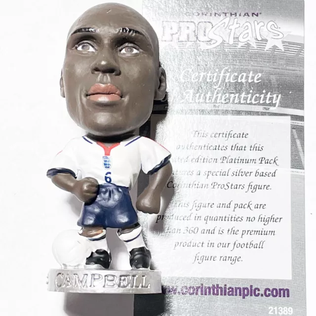 CAMPBELL England Home Corinthian Prostars Series 22 Silver Base Loose/Card PP883