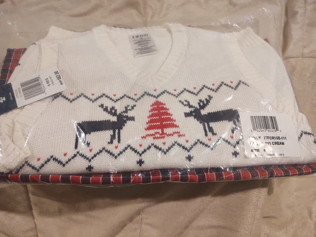 IZOD - 3-Piece Set - Sweater Vest-Pants-Shirt - Boys Size 6 - NEW