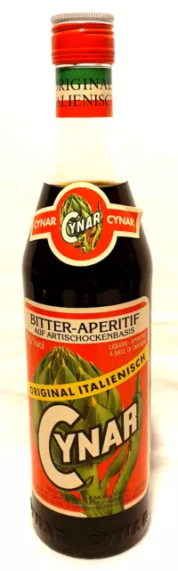 Vintage Cynar Bitter Aperitiv  0,7L  16,5%vol  Alte Abfüllung 80er Jahre