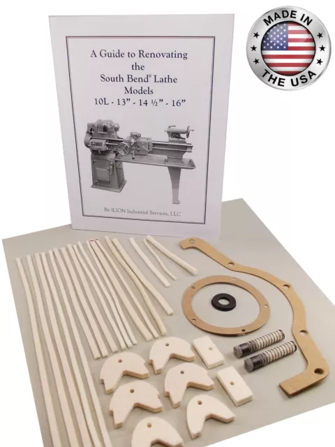 South Bend Lathe 16" - Rebuild Manual and Parts Kit (All Models)