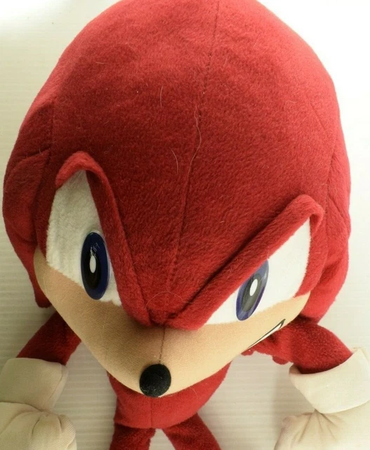 2005 TOY NETWORK Sonic The Hedgehog Knuckles The Echidna 22" Plush 75.