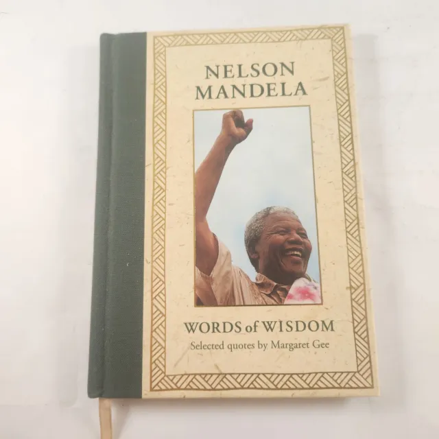 Nelson Mandela Words of Wisdom Hardcover Book By Margaret Gee