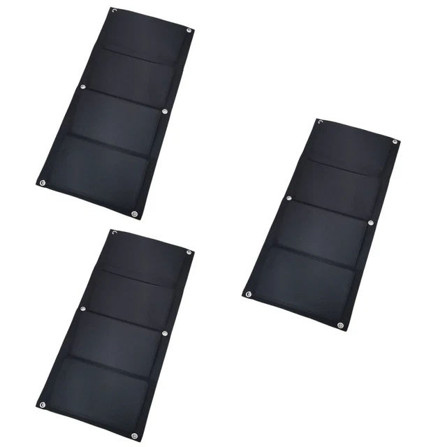 3x Pflanzen Anbau Bag Sukkulenten Wand Hängen Pflanzer Hängen Wachsen Taschen