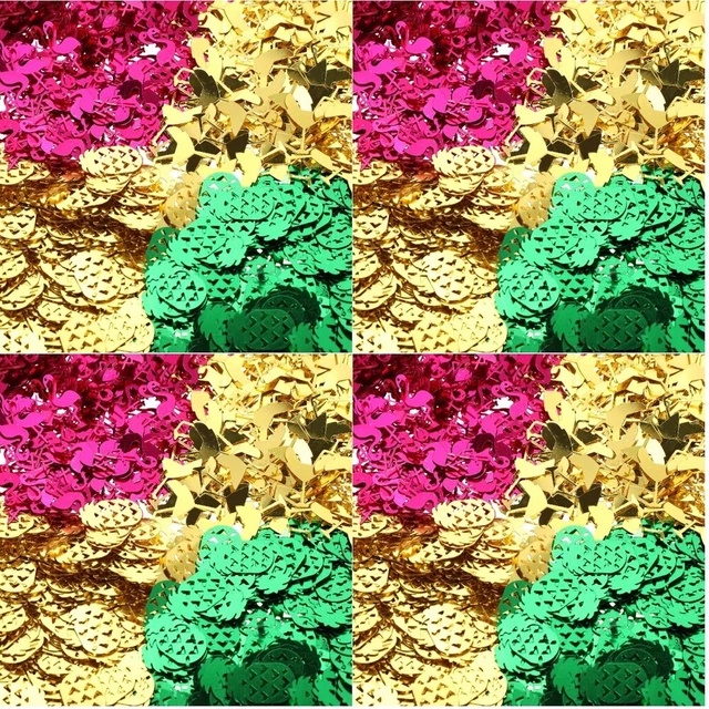 4 Bolsas Verano Brillante Mesa Decoración Mesa Dispersores Decoración