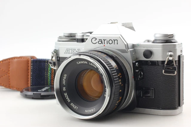 CANON AE 1 silver serviced FD50mm F1.8 $376.21 - PicClick CA