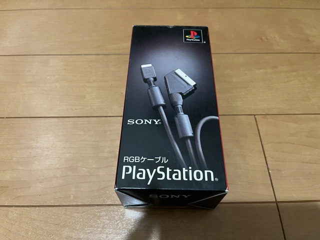 PlayStation Sony Official RGB SCART Cable SCPH-1050 with BOX