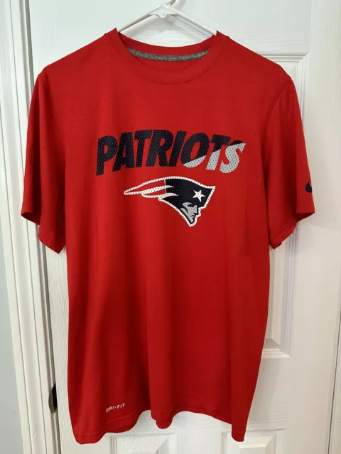 Nike Dri-Fit Mens T-Shirt Size Medium NFL Gear New England Patriots