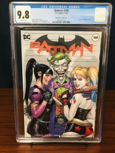 Batman #100 Tyler Kirkham variant cover - CGC 9.8 White Pages