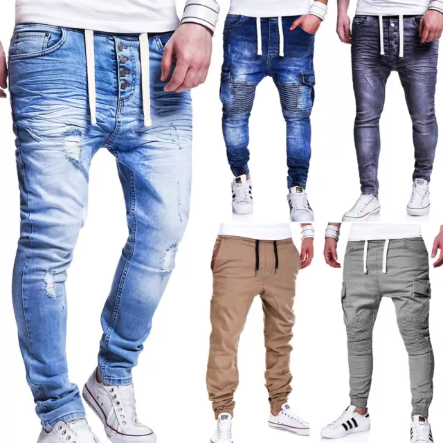 Herren Jogger-Jeans  & Chino-Jogger, versch. Modelle, Denim Hose NEU WOW