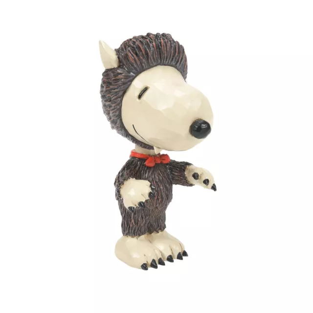 Peanuts by Jim Shore Snoopy Dressed As A Werewolf Halloween  Mini Figurine