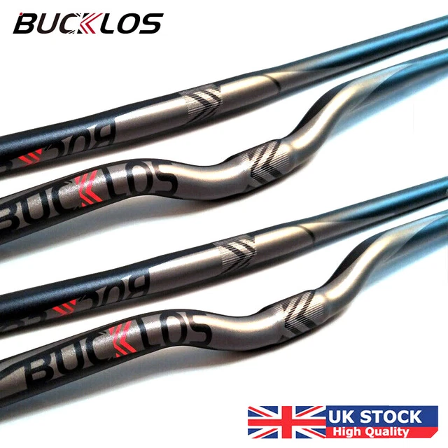 BUCKLOS 25.4/31.8mm Bicycle Handlebar Aluminium 660/720/780mm MTB Flat Riser Bar