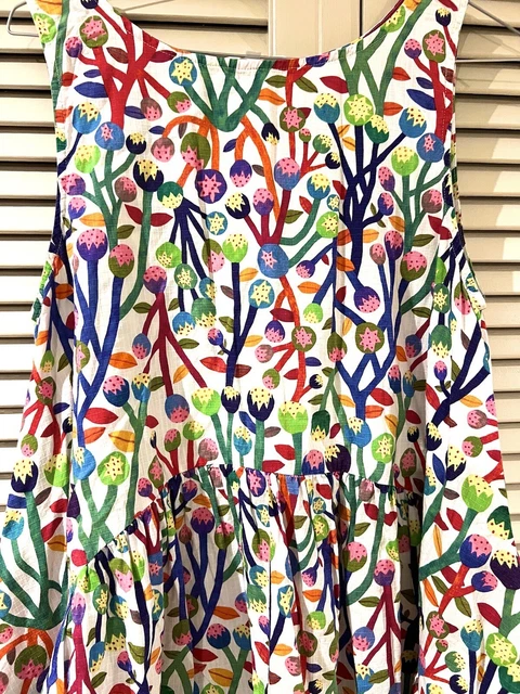 LOVELY GORMAN X Monika Forsberg “Best Buds” Tulip Dress size 10