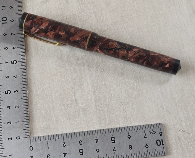 Stylo Plume Ancien Pierre Cardin Vintage - Collection Gold, Or Et Noir, à Cartouches, Occasion