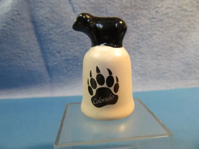 Dé à coudre collection en porcelaine  "Ours"
