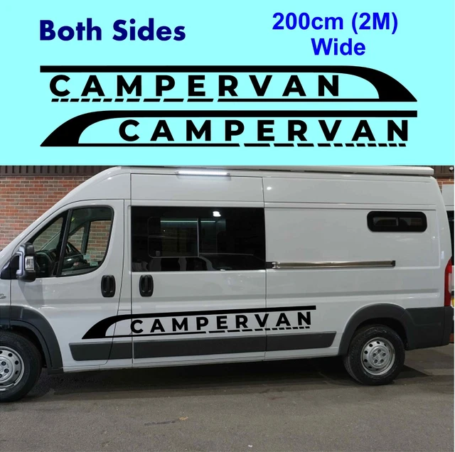 CAMPER CAMPER VAN CARAVAN ADESIVI DECALCOMANIA GRAFICA - Foto 3