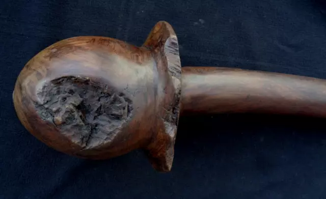 A Fine mushroom head club Kanak 68 cm wood
