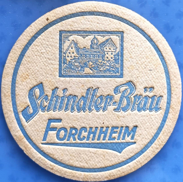 ALTER BIERDECKEL SCHINDLER BRÄU Forchheim um 1952 54 EUR 4 00 PicClick DE