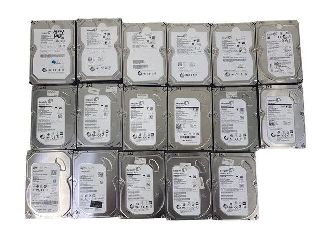 17 Seagate ST31000528AS, ST1000DM003 1TB 7.2K RPM 6Gb/s 3.5" SATA HDD Hard Drive