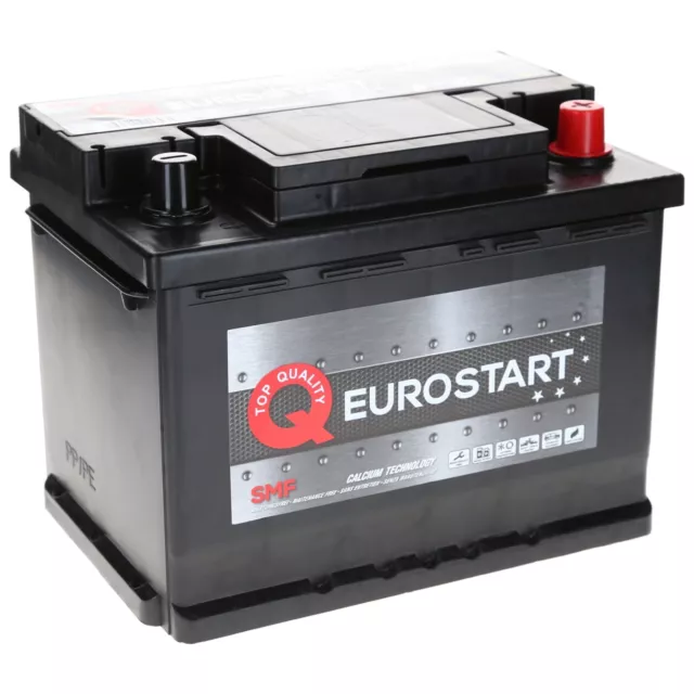 Autobatterie 12V 65Ah 570A/EN Eurostart SMF Batterie ersetzt 55 56