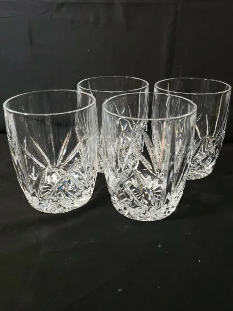 4 Marquis By Waterford Oversize Double Old Fashioned Glasses