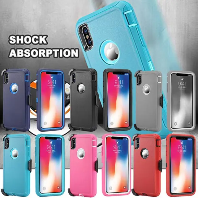 For iPhone Xs Max X iPhone XR iPhone X Case Belt Clip Heavy Duty Cover Holster