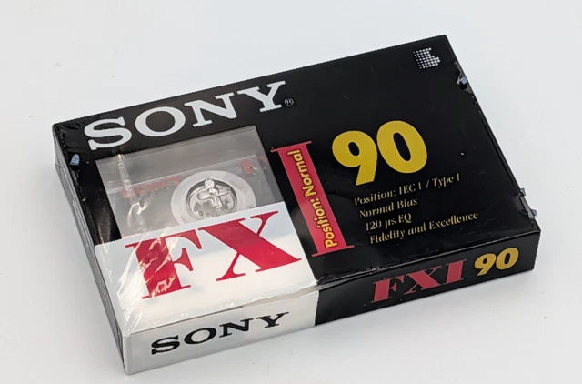 Sony FX 90 Lot 6 Cassettes Audio Neuf sous blister (Réf#X-310
