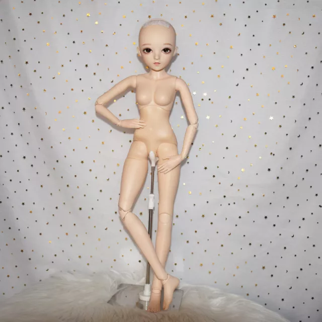 60cm 1/3 Movable Joints BJD Dolls Nude Body with Face Makeup Eyes 24 Inch Body