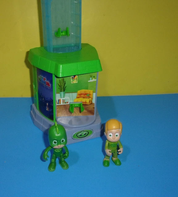 PJ MASKS TRANSFORMATION Playset Figures Greg Becomes Gekko &amp; Turbo ...