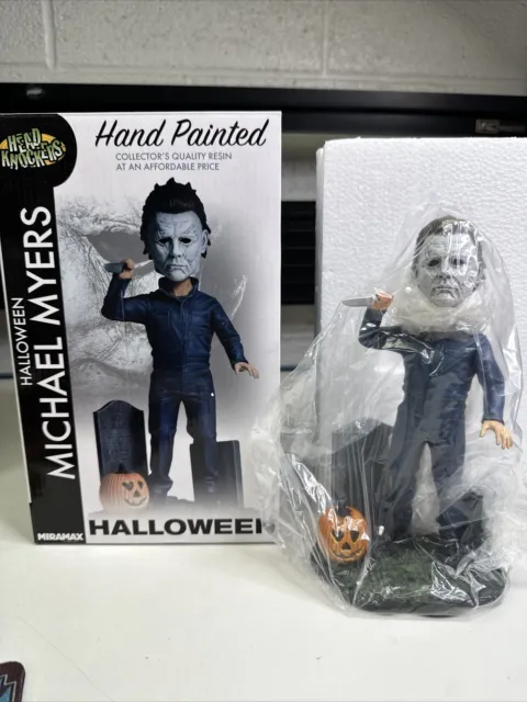 Halloween Michael Myers Head Knockers Hand Painted Collector’s Figure By NECA