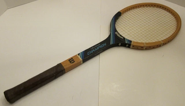 Raquette tennis rétro bois Wilson Chris Evert