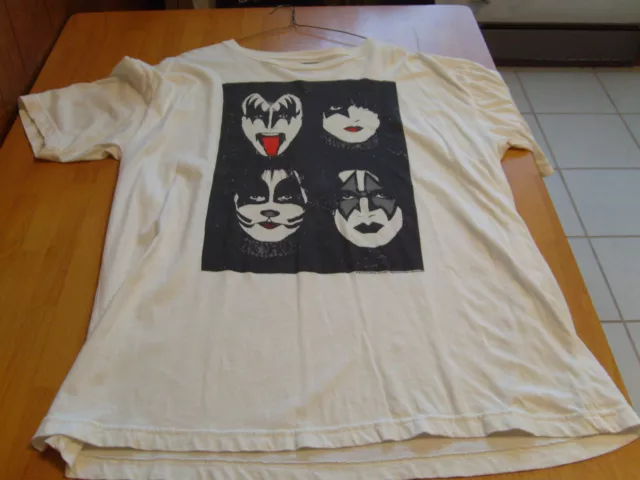 Kiss Vintage Concert T Shirt 2012 Tour Vip Trunk Thailand Usa Cotton Xl No Lp Cd