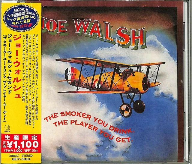 CD Joe Walsh Smoker You Drink, The Player You Get UICY75006 GEFFEN RECORDS 紙ジャケ 未開封 /00150 Joe Walsh, The Smoker You Drink, The Player You Get - Amazon