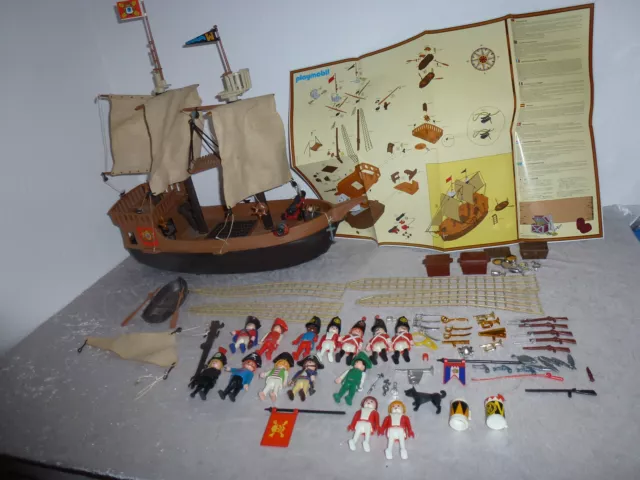 Playmobil 3550 Schiff alt Klicky Konvelute aus den 80er  Rarität KG  UVM