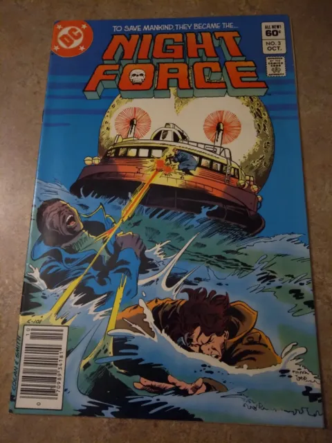 1982 DC Comics Night Force 3 Bronze Age Comic Book