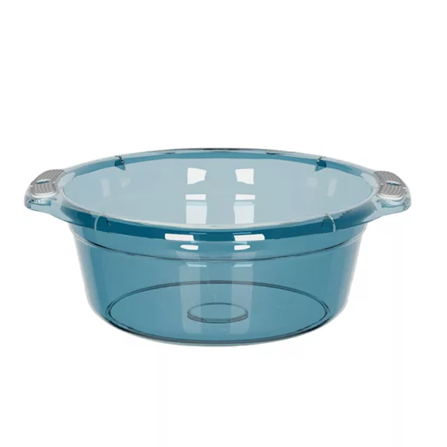(2400ml)Compact Plastic Wash Basin With Sturdy Handles Durable Dish Wash Basin
