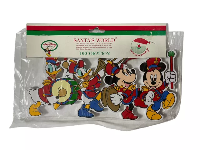 Disney Kurt Adler Santas World Mickey Mouse & Friends Band Christmas Ornament