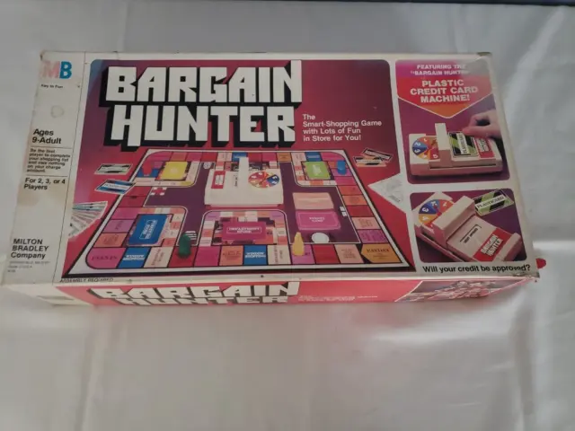 Vtg 1981 BARGAIN HUNTER Board Game MILTON BRADLEY Complete
