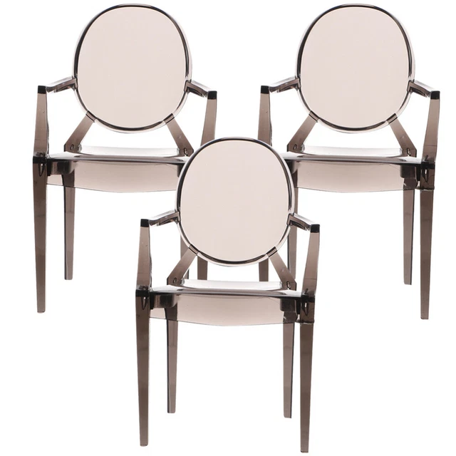6 puntos silla del diablo juguetes para niños mini casa muebles de plástico negro