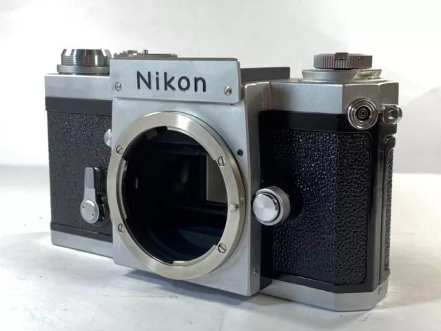 [ EXC+ 5] Nikon F 35mm Corps De Caméra À Film SLR Seulement Argent De Japon