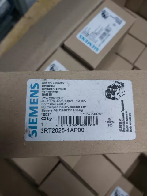 Contattore Siemens 3Rt2025-1Ap00