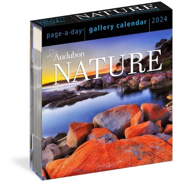 AUDUBON NATURE PAGEADAY Gallery Calendar 2024 The Power and